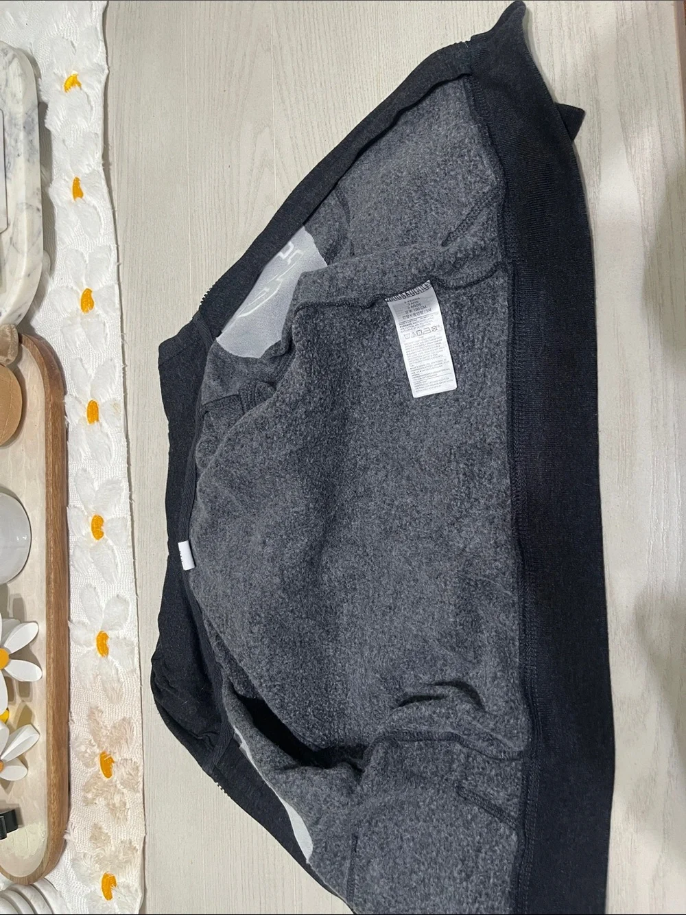GAP Kids Dark Charcoal Hooded Zip Sweatshirt